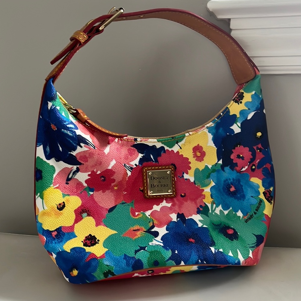 DOONEY AND BOURKE FLORAL HANDBAG